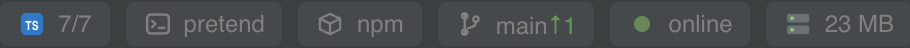 The memory chip on the toolbar