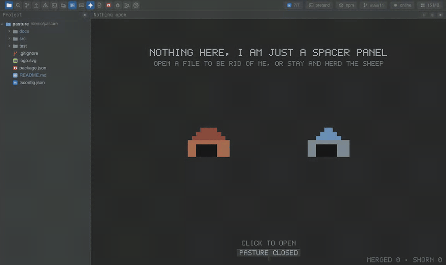 Running the tests from the scripts window